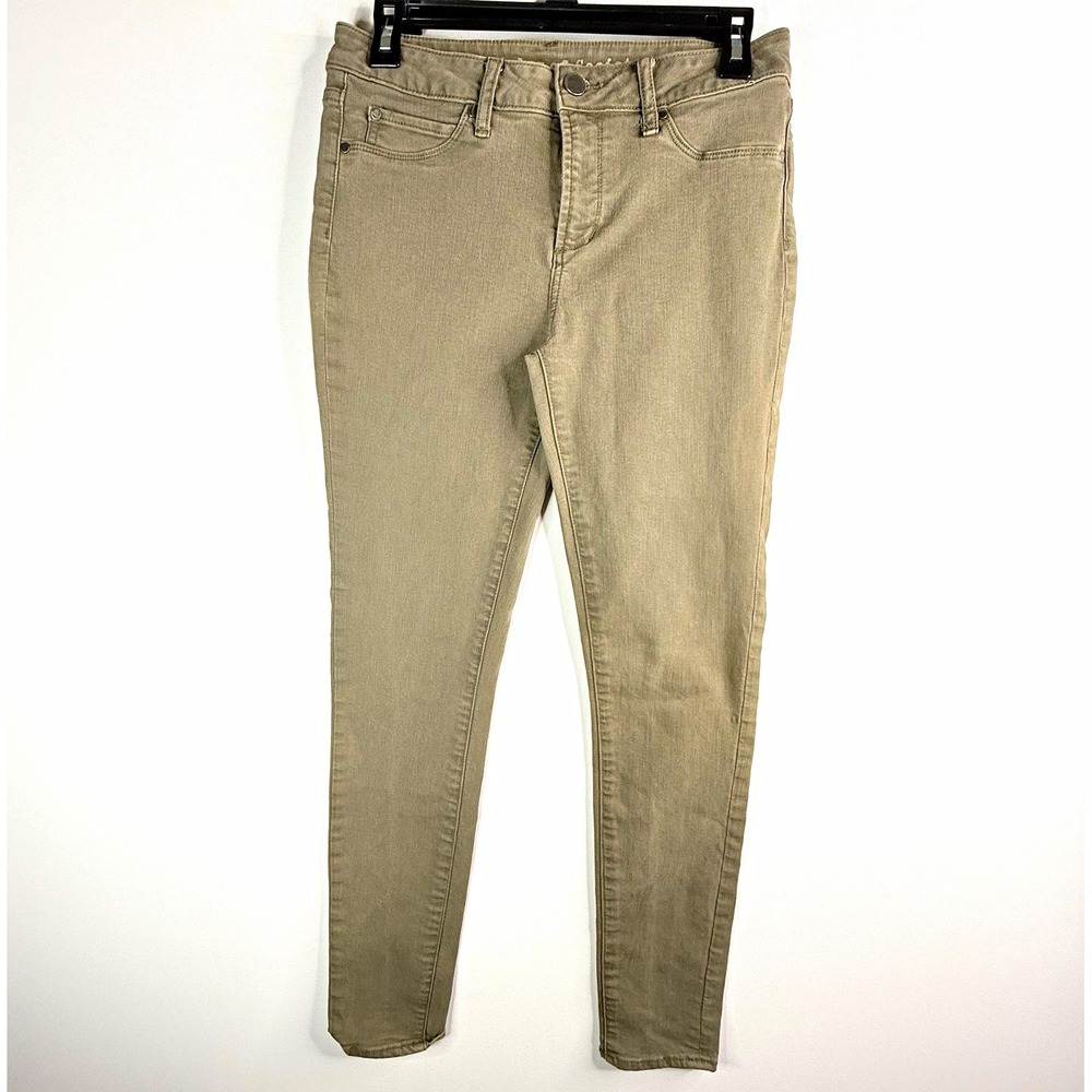 Articles of Society Women's Beige Skinny Jeans Slim Fit Stretch Denim Mid Rise27